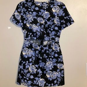 Floral body con dress